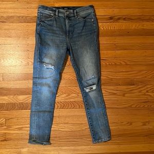 Express High Rise Skinny Jeans